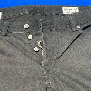DIESEL Darron Reg Slim Grey Black Jeans - Men’s 34” Waist x 32” Length